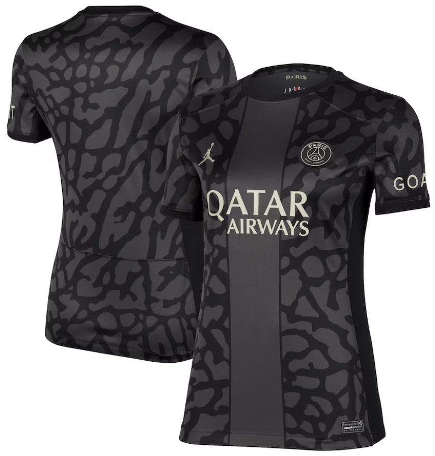 Camisa Feminina III PSG 2023 2024 Air Jordan oficial 
